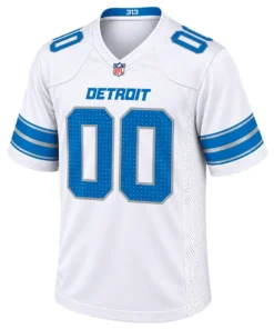 Detroit Lions White Custom Jersey – front view