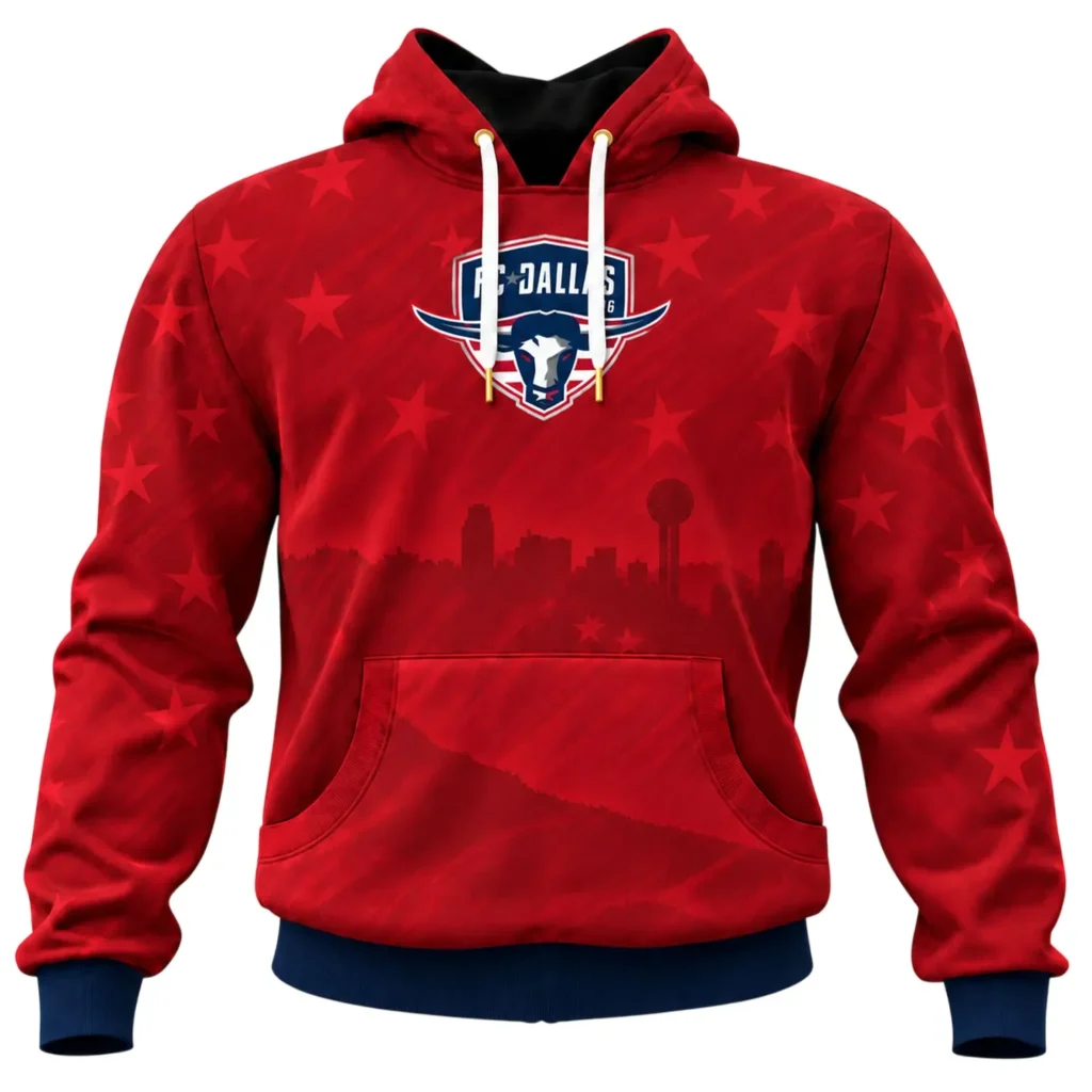 FC Dallas Red Hoodie – Warm-Up Fan Style