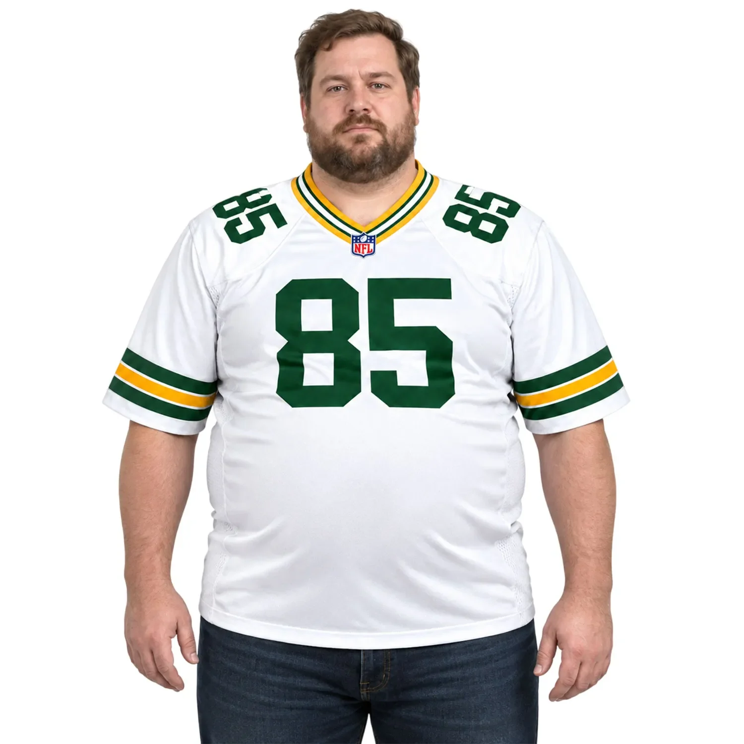 Green Bay Packers Christian Watson Jersey – model view