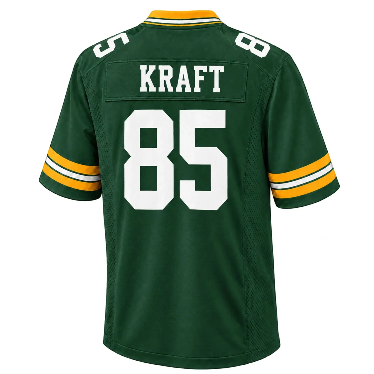 Green Bay Packers Christian Watson White Jersey – back view