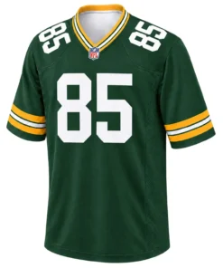 Green Bay Packers Christian Watson White Jersey – front view