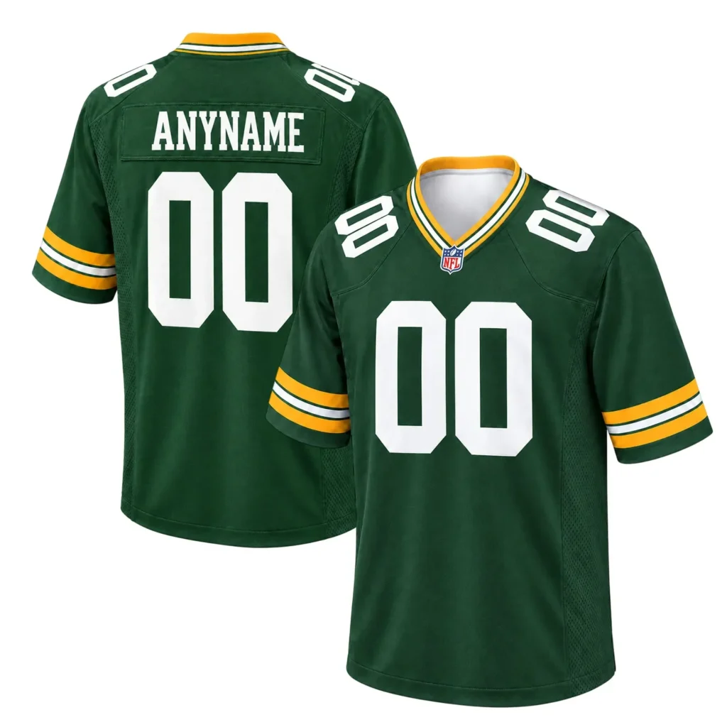 Green Bay Packers Green Custom Jersey – Matchday Fan Edition