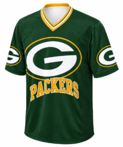 Green Bay Packers Green Custom Jersey – front view