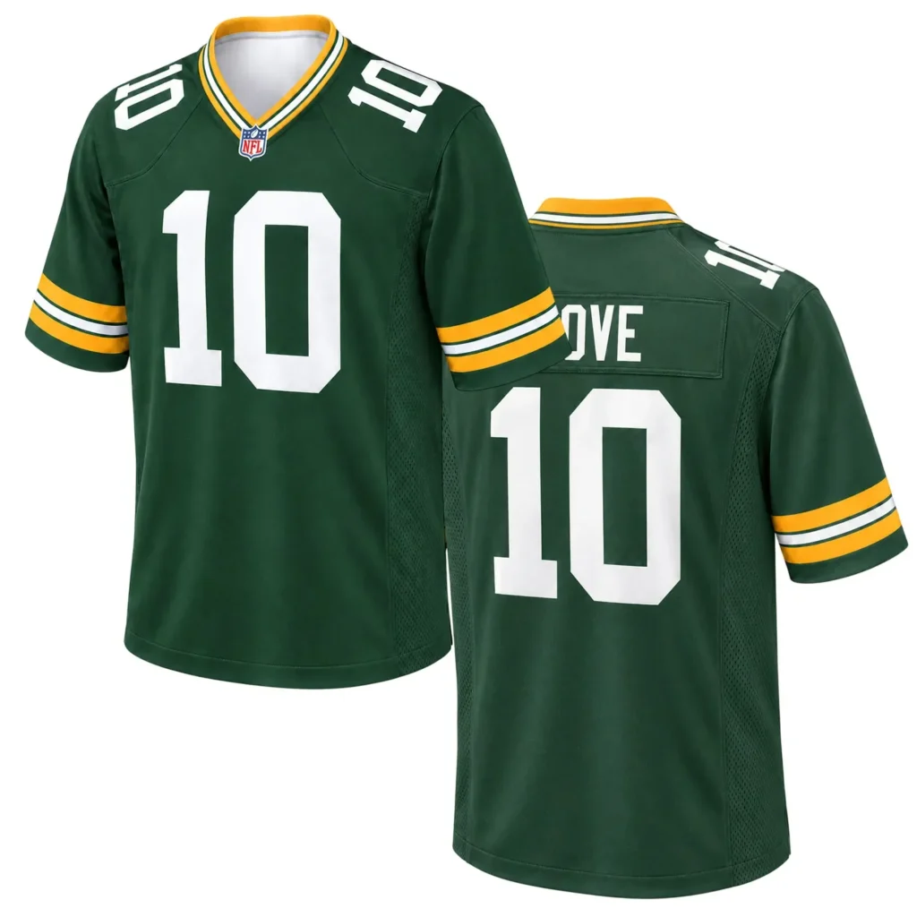 Green Bay Packers Jordan Love Green Jersey – Season Pride Edition