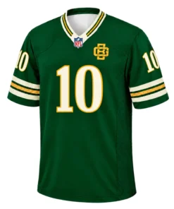 Green Bay Packers Jordan Love Green Jersey – front view