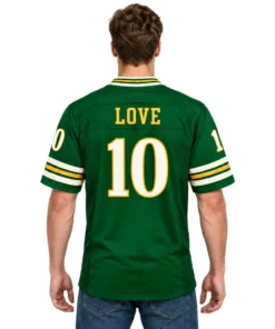 Green Bay Packers Jordan Love Green Jersey – model view