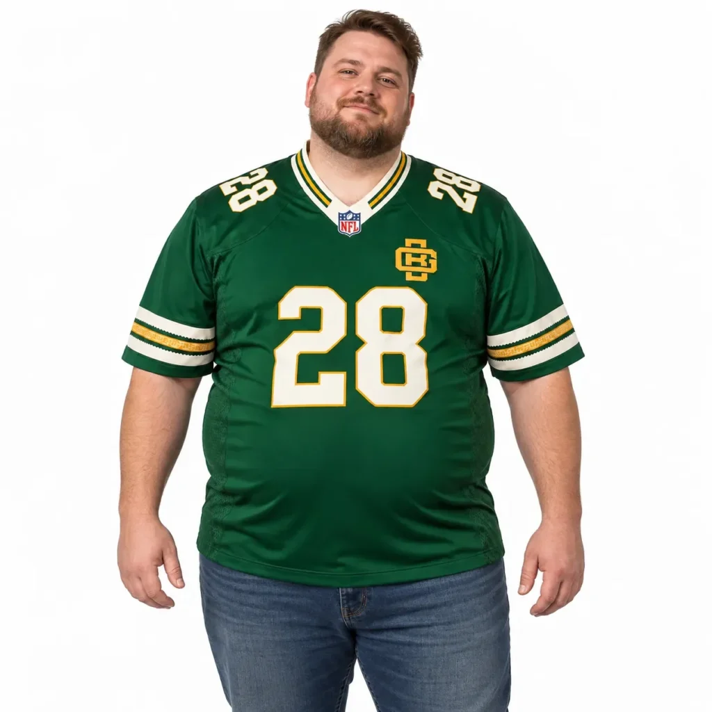 Green Bay Packers Trey Smack Retro Jersey – Home Crowd Fan Style