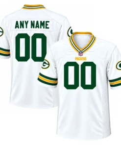 Green Bay Packers White Jersey