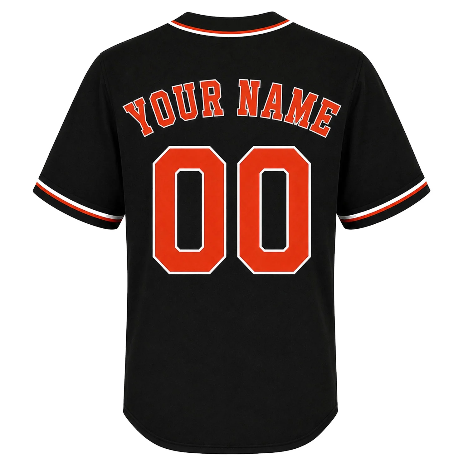 Houston Astros Black Custom Jersey – back view
