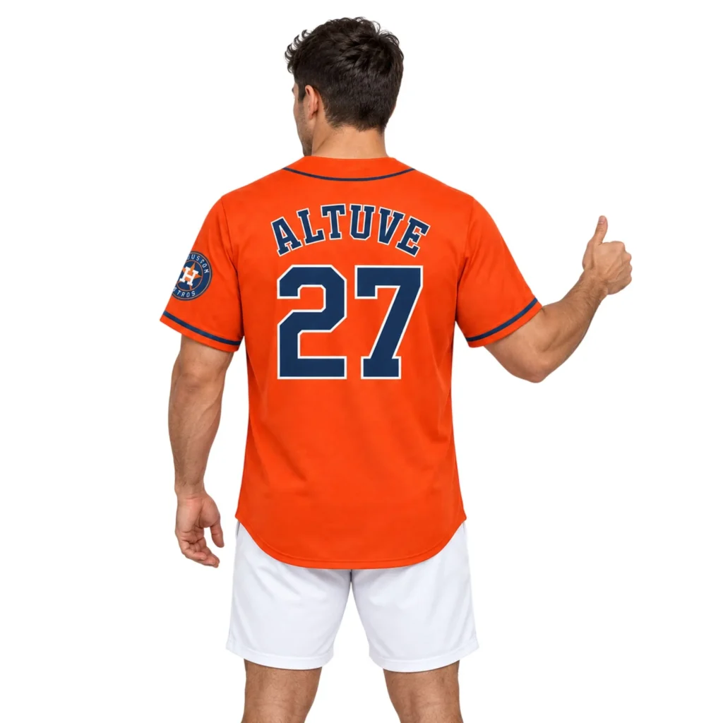 Houston Astros Jose Altuve Orange Jersey – Stadium Ready Fan Style