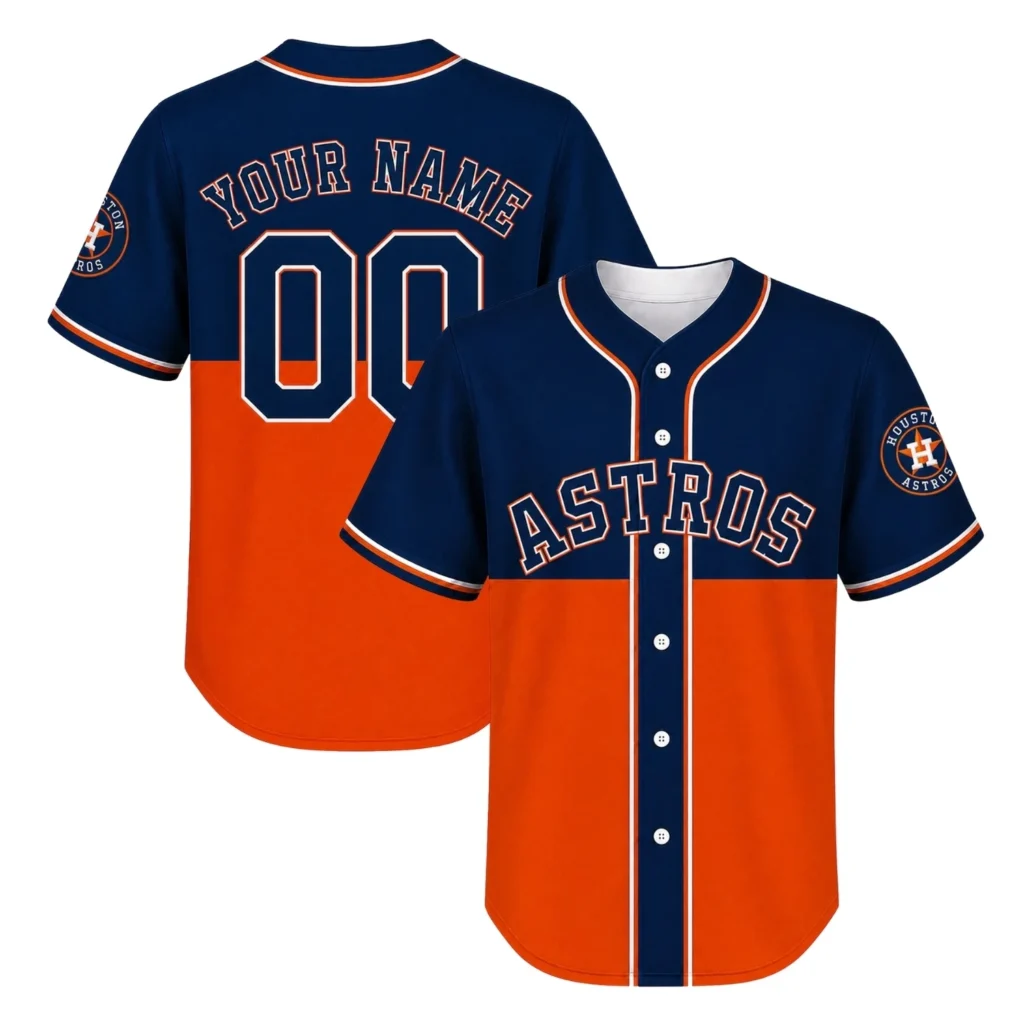 Houston Astros Navy Custom Jersey – Personalized Fan Edition