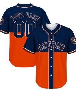 Houston Astros Navy Custom Jersey