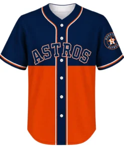 Houston Astros Navy Custom Jersey – front view