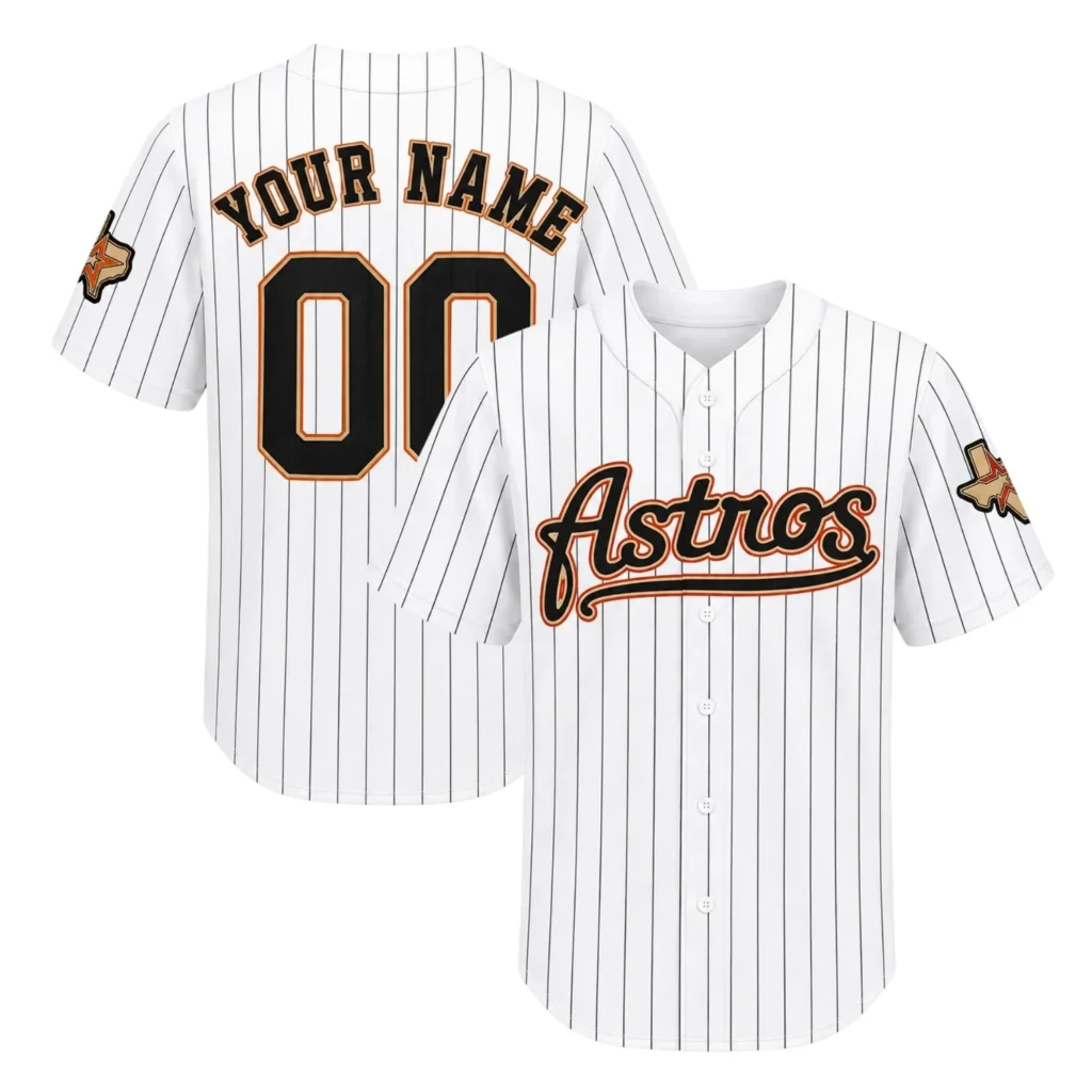 Houston Astros Vintage Custom Jersey – Custom Name & Number Edition