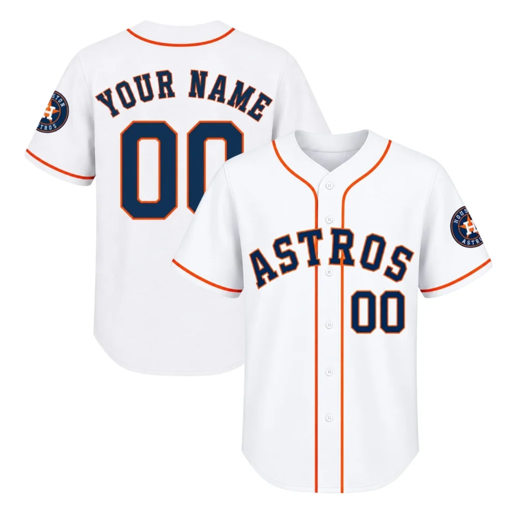 Houston Astros White Home Jersey – Game Day Fan Jersey