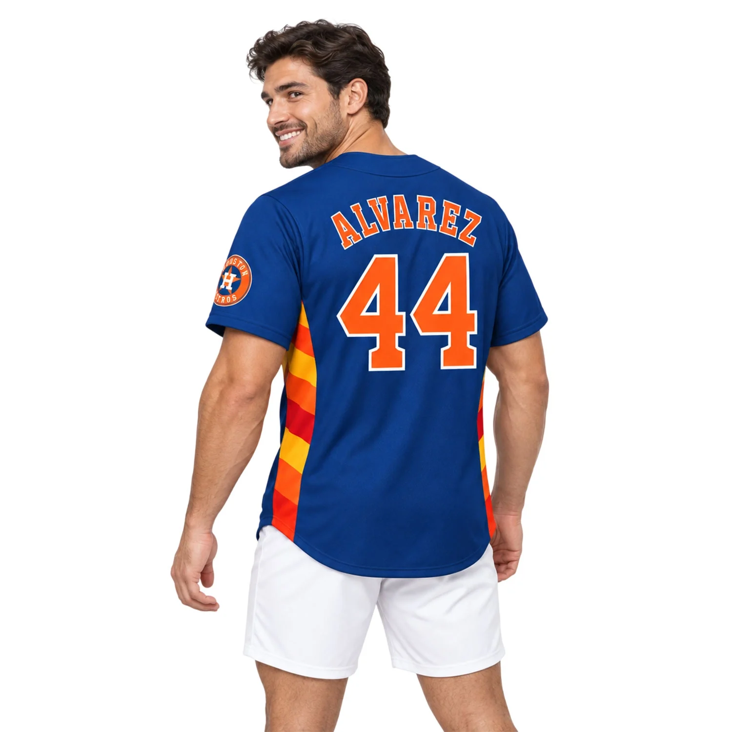 Houston Astros Yordan Alvarez Jersey – model view