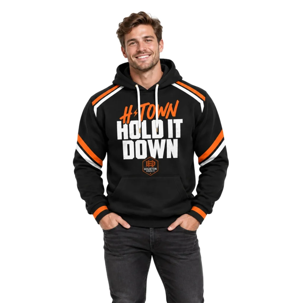 Houston Dynamo FC Black Custom Hoodie – Cold Night Fan Edition