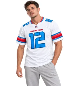 Houston Texans C.J. Stroud White Jersey – model front view