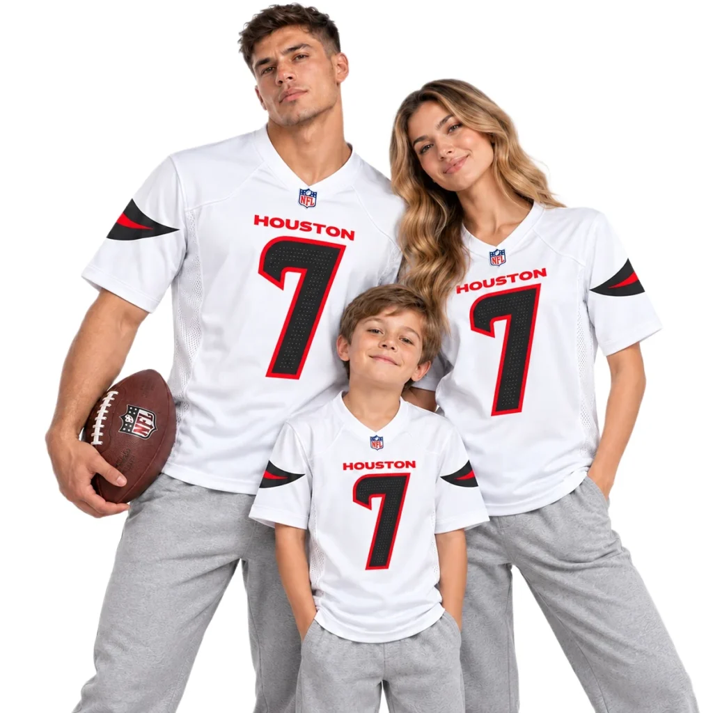 Houston Texans C.J. Stroud White Jersey – Stadium Ready Fan Style