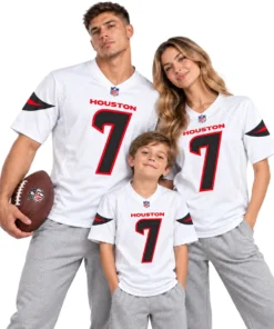 Houston Texans C.J. Stroud White Jersey – model front view