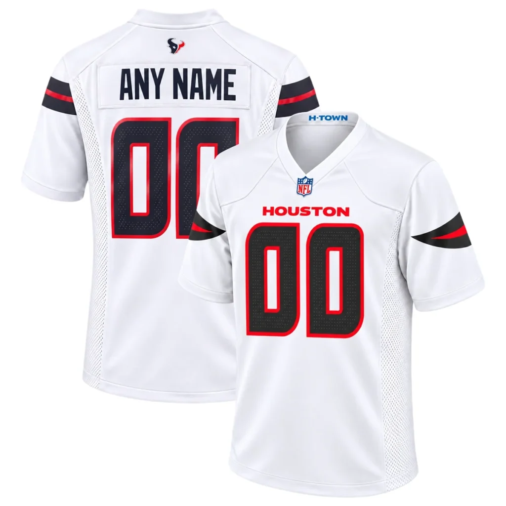 Houston Texans White Custom Jersey – Personalized Fan Edition