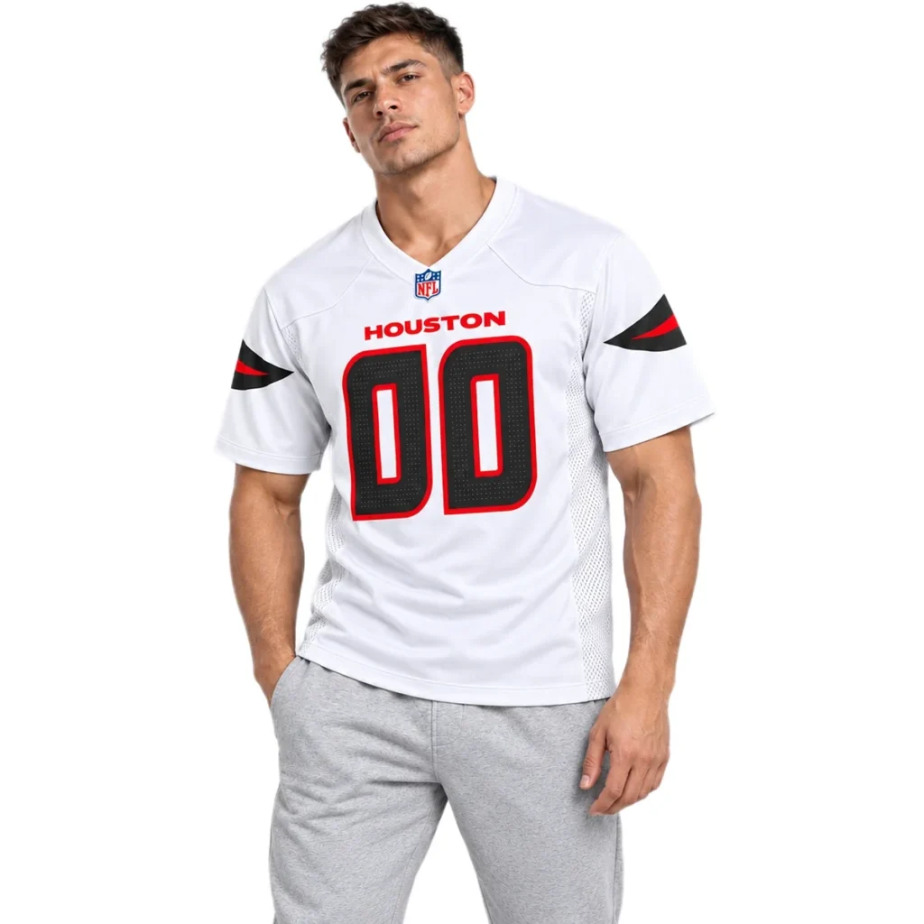 Houston Texans White Custom Jersey – Personalized Fan Edition