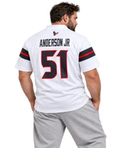 Houston Texans Will Anderson Jr. Rivalries Jersey – model back view