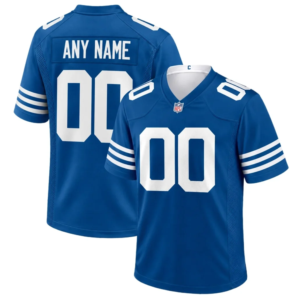 Indianapolis Colts Alternate Custom Jersey – Personalized Fan Edition