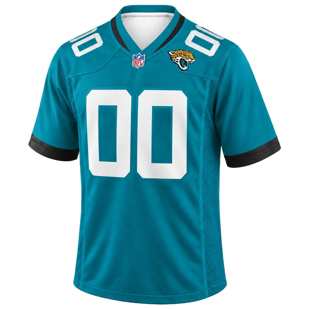 Jacksonville Jaguars Teal Home Custom Jersey – front view