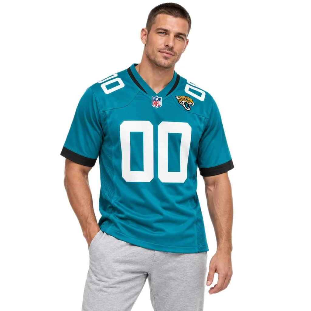 Jacksonville Jaguars Teal Home Custom Jersey – Personalized Fan Edition