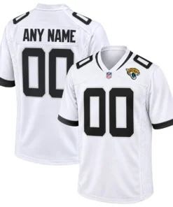 Jacksonville Jaguars White Custom Jersey