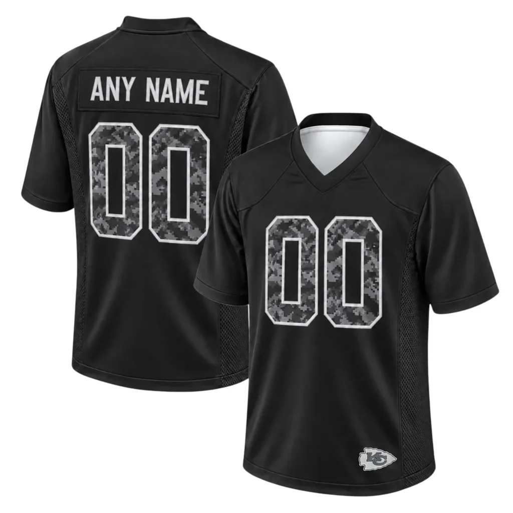 Kansas City Chiefs Black Big Size Jersey – Season Pride Edition