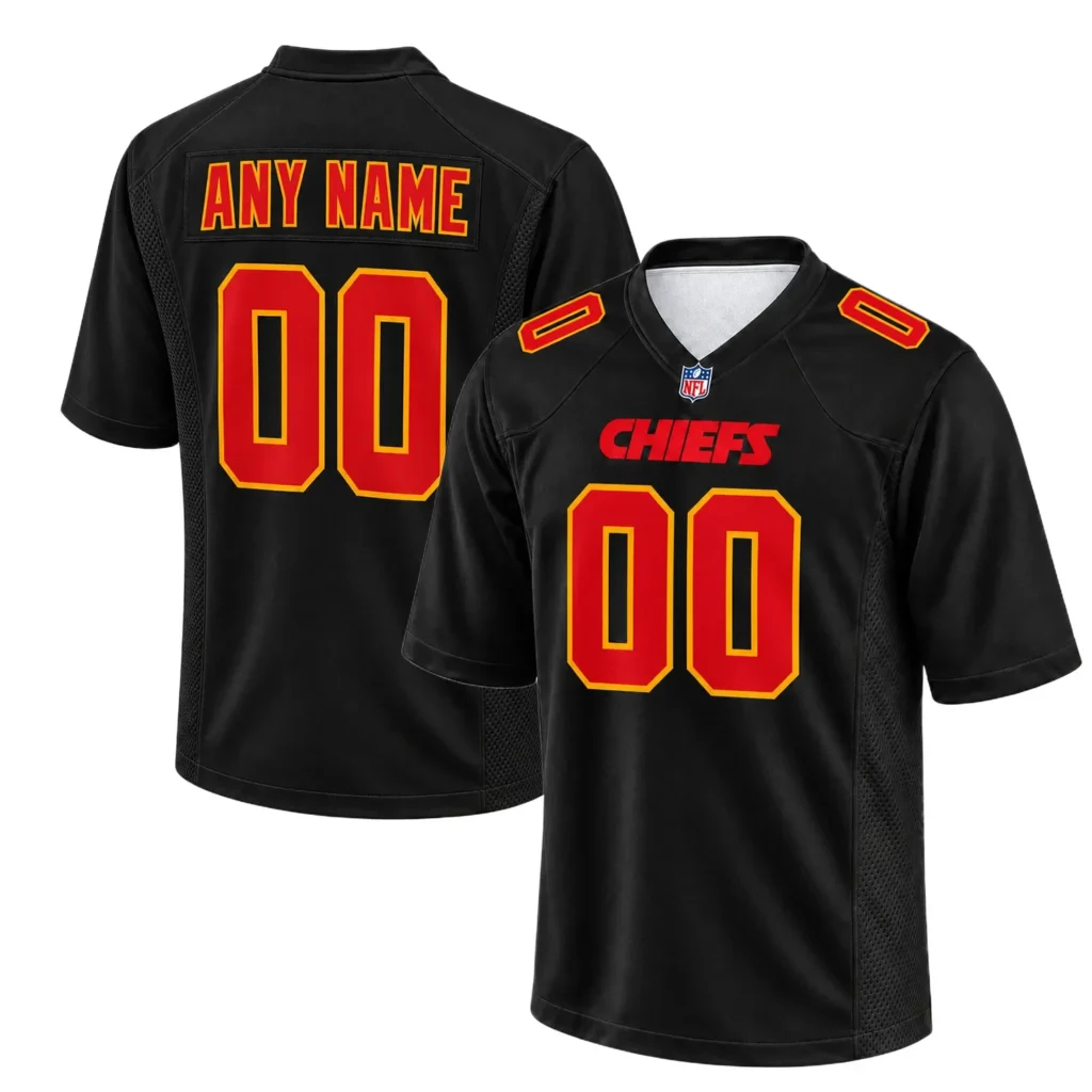 Kansas City Chiefs Black Jersey – Home Crowd Fan Style