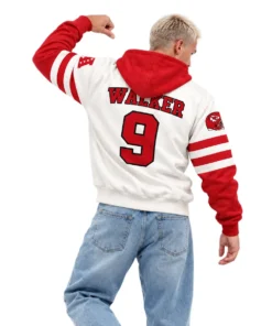 Kansas City Chiefs Cream Hoodie – model back view