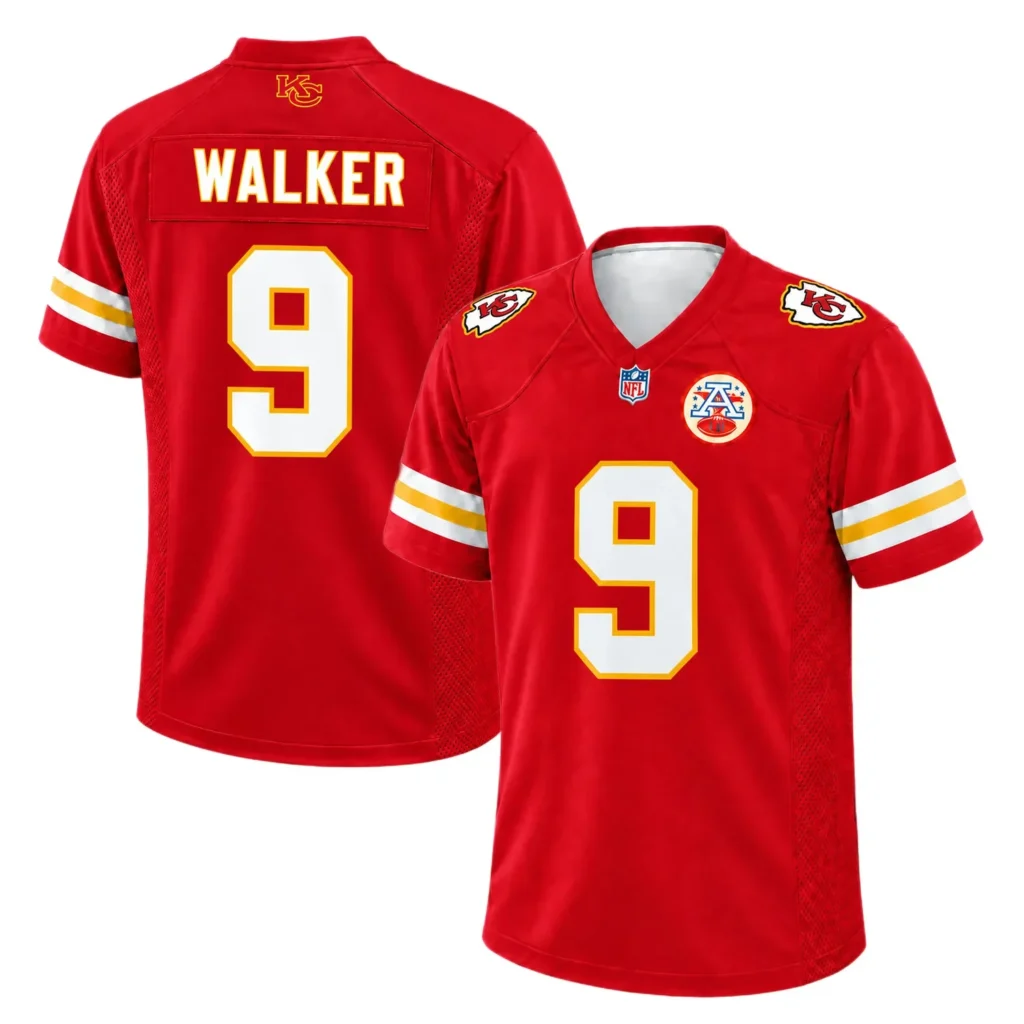 Kansas City Chiefs Kenneth Walker Jersey – Home Crowd Fan Style