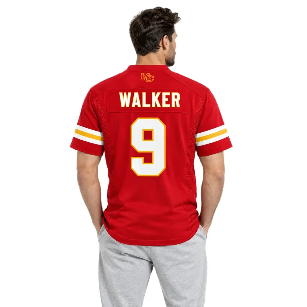 Kansas City Chiefs Kenneth Walker Jersey – Home Crowd Fan Style