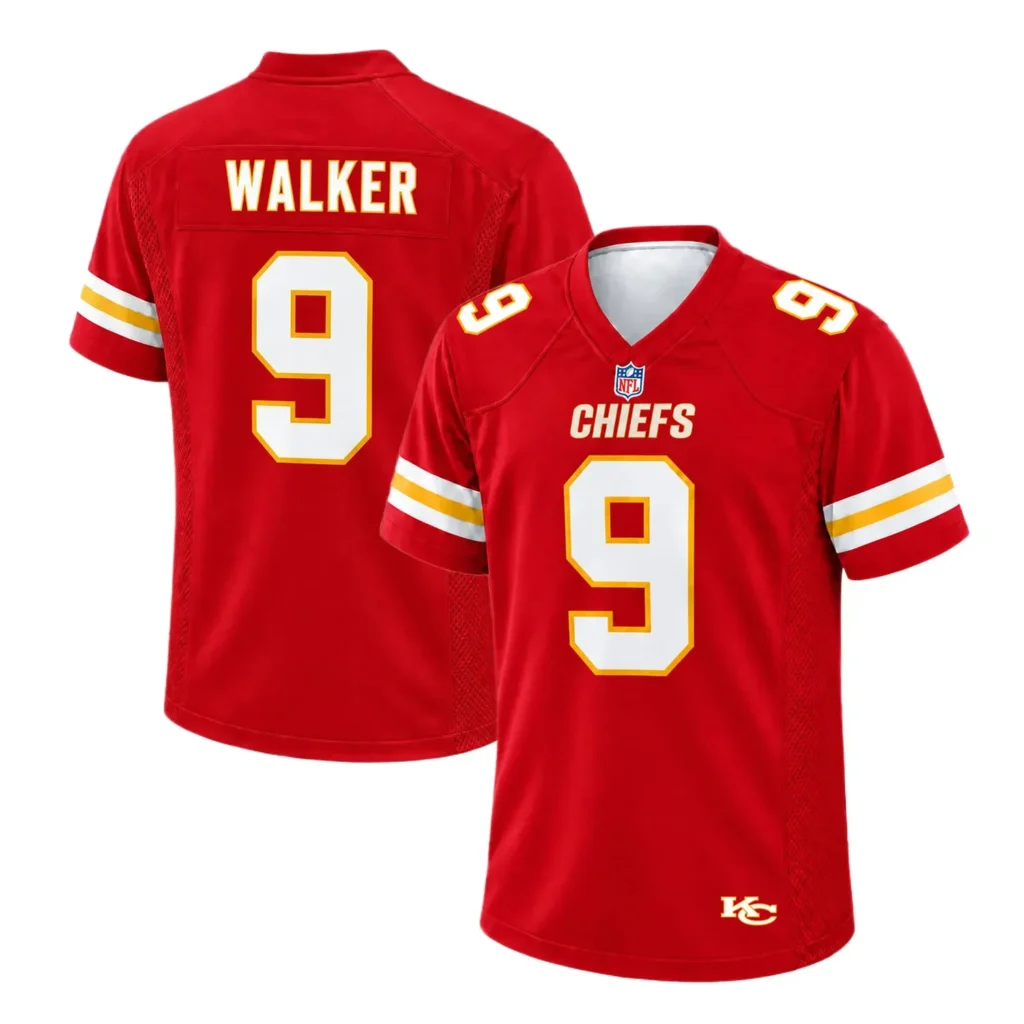 Kansas City Chiefs Kenneth Walker Red Jersey – Game Day Fan Jersey