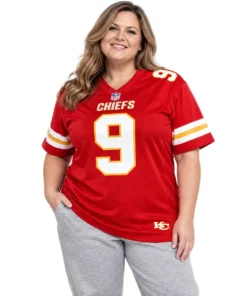 Kansas City Chiefs Kenneth Walker Red Jersey – model view
