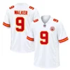 Kansas City Chiefs Kenneth Walker White Jersey – front back view