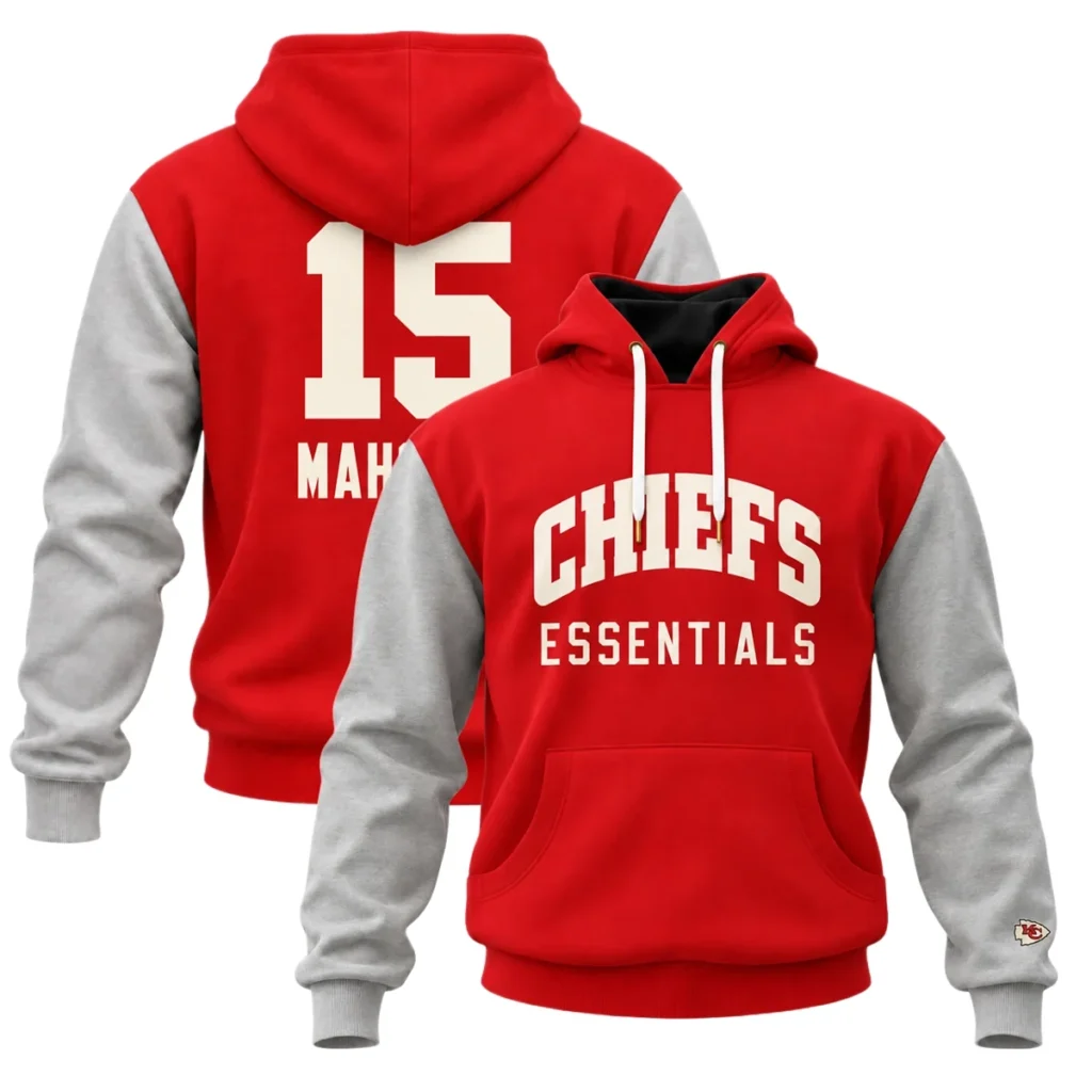 Kansas City Chiefs Patrick Mahomes Red Classic Hoodie – Game Day Pullover