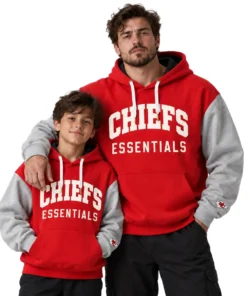 Kansas City Chiefs Patrick Mahomes Red Classic Hoodie – model front view