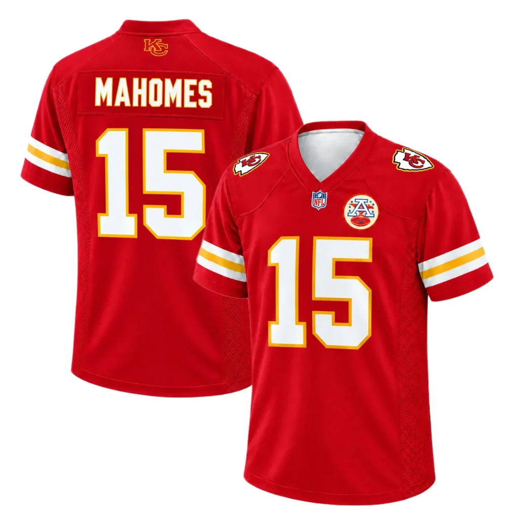 Kansas City Chiefs Patrick Mahomes Red Jersey – Matchday Fan Edition