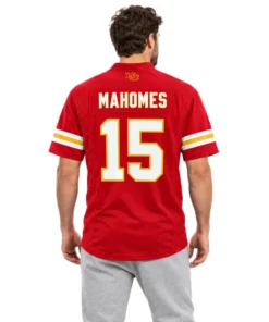 Kansas City Chiefs Patrick Mahomes Red Jersey – model view