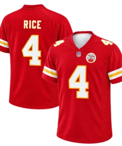 Kansas City Chiefs Rashee Rice Red Jersey