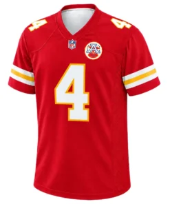 Kansas City Chiefs Rashee Rice Red Jersey – front view