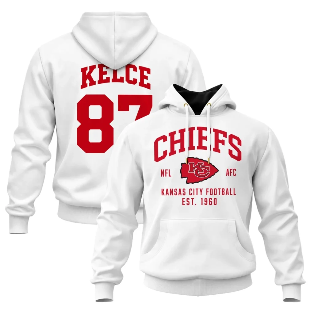 Kansas City Chiefs Travis Kelce Hoodie – Everyday Fan Hoodie