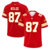 Kansas City Chiefs Travis Kelce Red Home Jersey