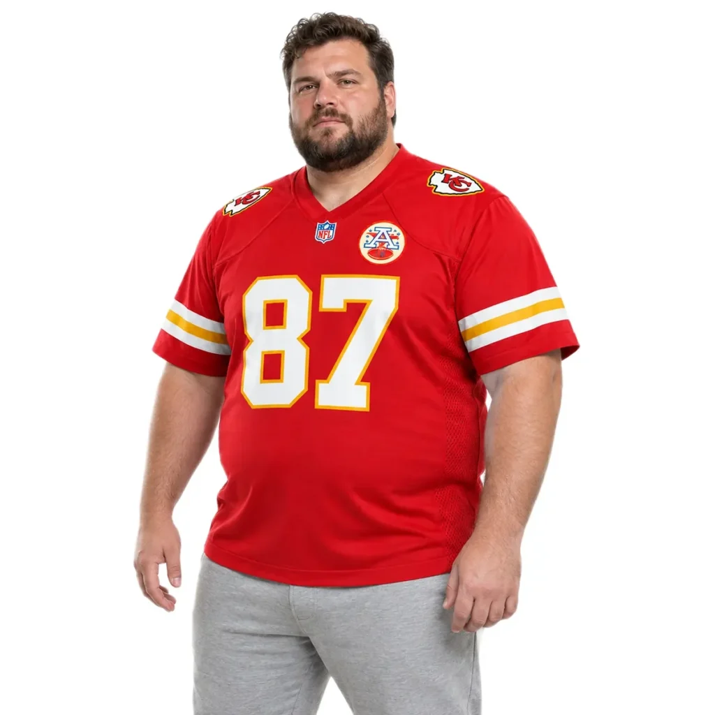 Kansas City Chiefs Travis Kelce Red Jersey – Stadium Ready Fan Style
