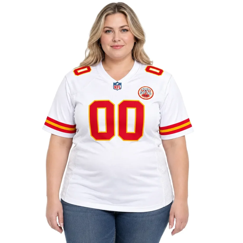 Kansas City Chiefs White Home Jersey – Stadium Ready Fan Style