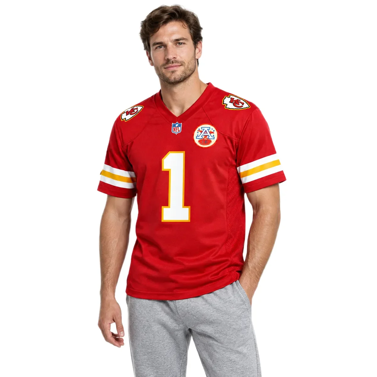 Kansas City Chiefs Xavier Worthy Home Jersey – alternate view 5